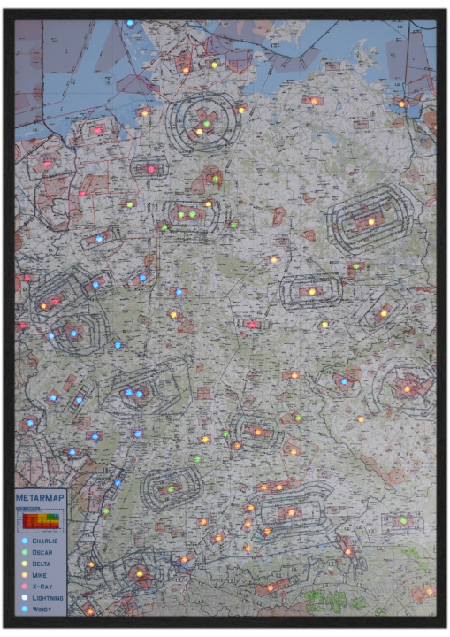 METARMAP with Black Frame