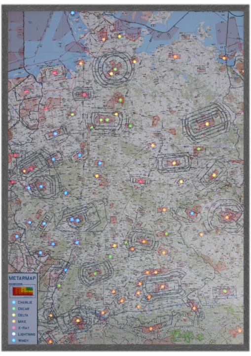 METARMAP with Gray Frame