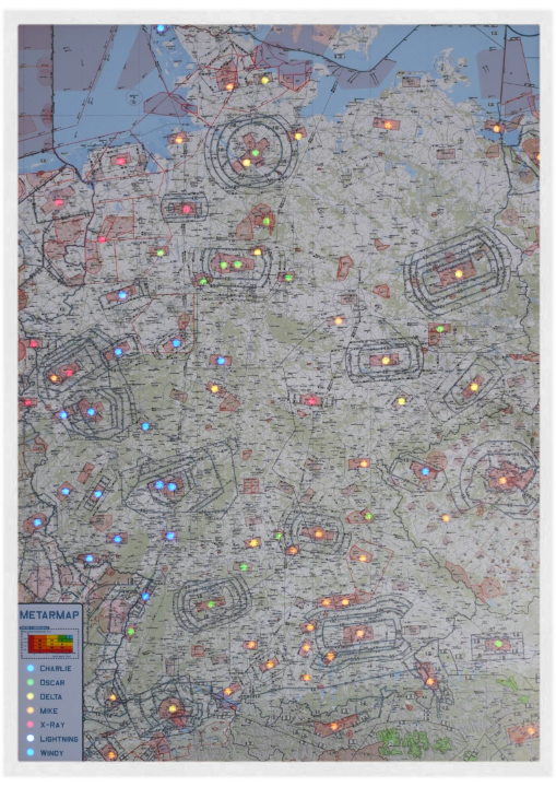METARMAP with White Frame